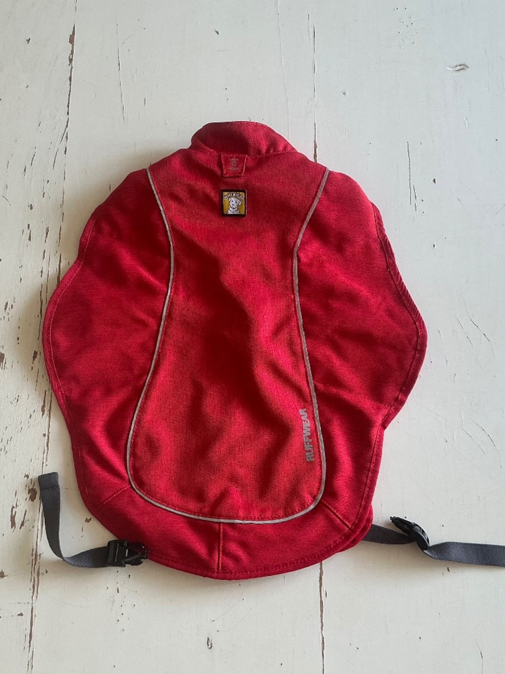 RUFFWEAR Red Insulated vest w/built in harness Small